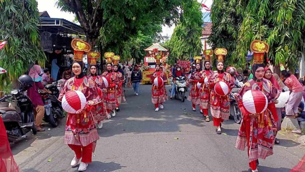 MEG Karnaval yang digelar di Kabupaten Lamongan dan diikuti oleh 26 regu, Rabu (31/8/2022).