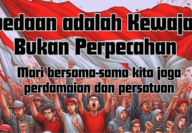 Perbedaan Adalah Kewajaran, Bukan Perpecahan