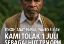 Tokoh Adat Papua Tegaskan Lawan Provokasi Separatis, Serukan Tolak Peringatan 1 Juli 